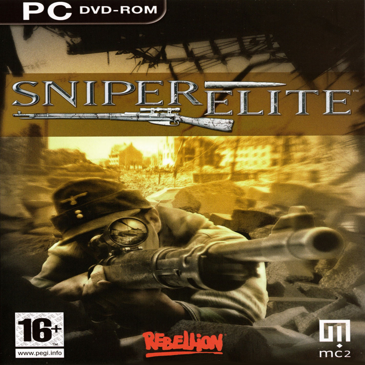 Sniper Elite - pedn CD obal