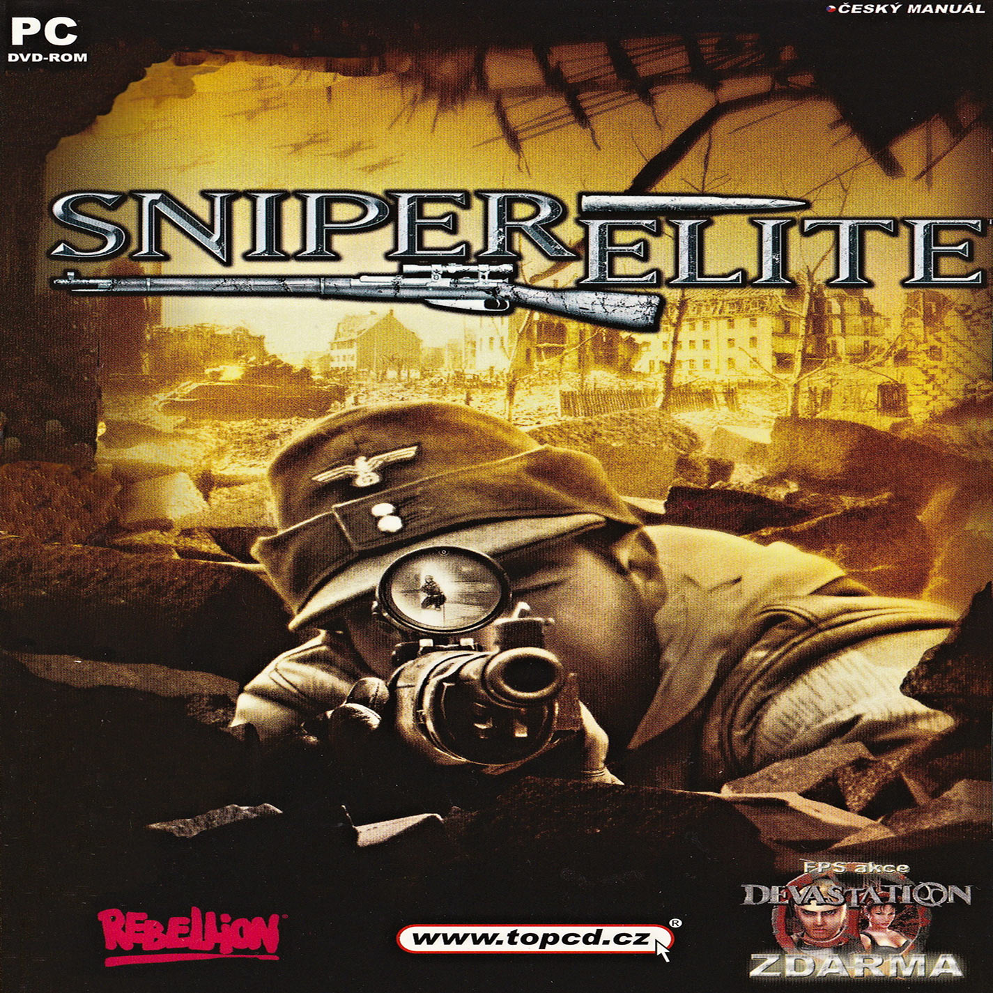 Sniper Elite - pedn CD obal 2