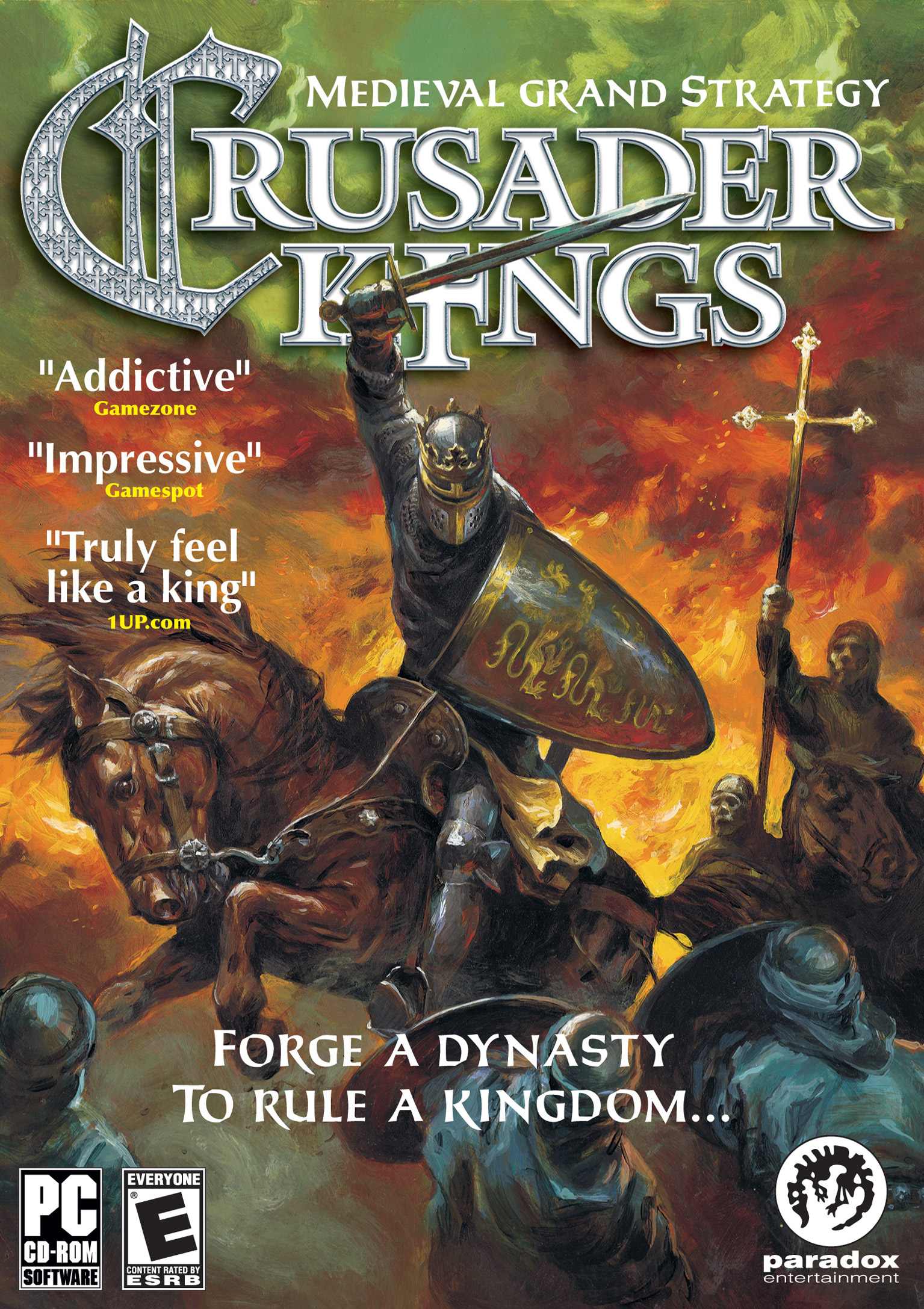 Crusader Kings - pedn DVD obal