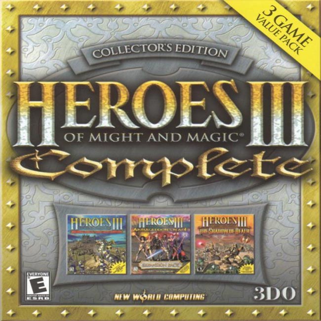 Heroes of Might & Magic 3: Complete - Collector's Edition - pedn CD obal