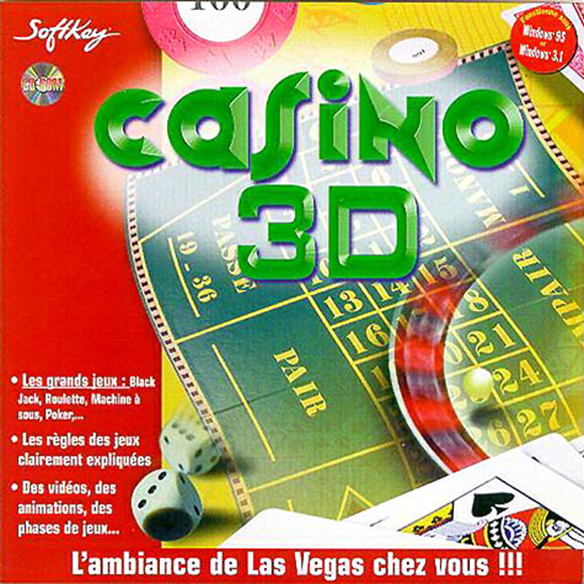 Casino 3D - pedn CD obal