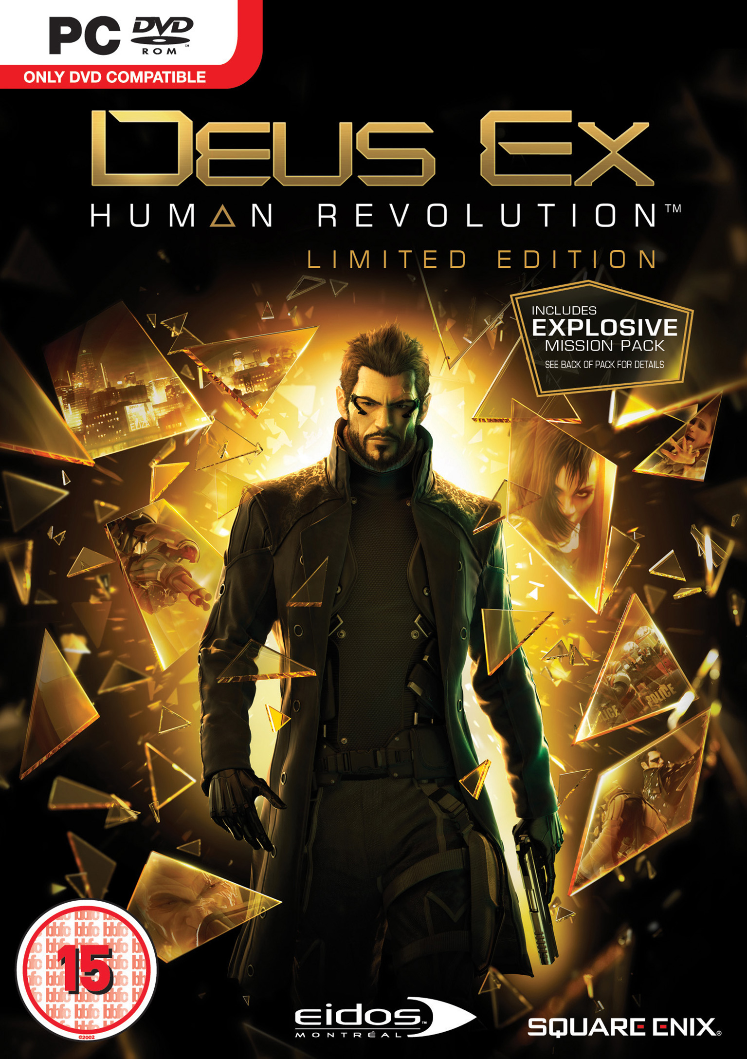 Deus Ex: Human Revolution - pedn DVD obal 2