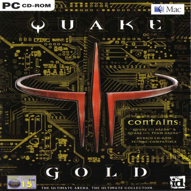 Quake 3: Gold - pedn CD obal