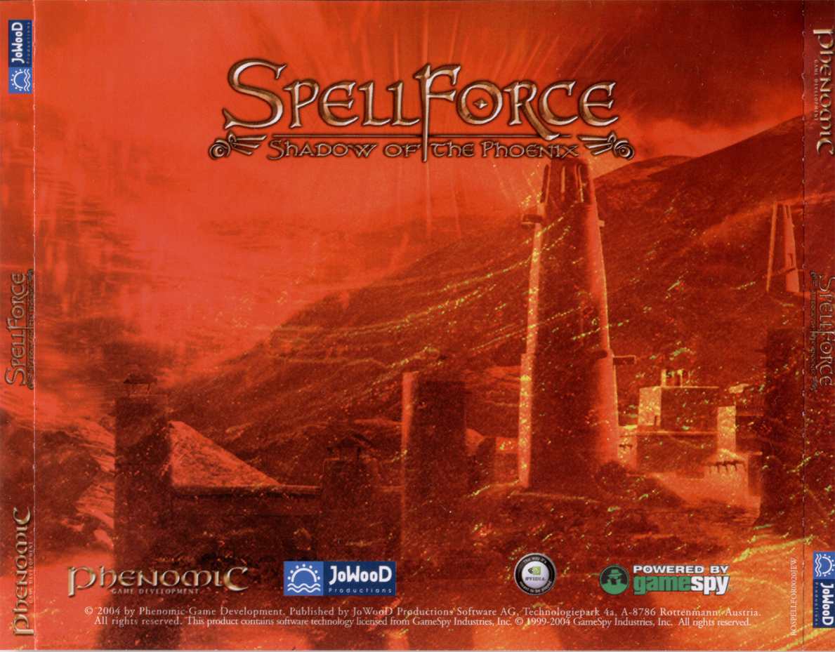SpellForce: The Shadow of the Phoenix - zadn CD obal