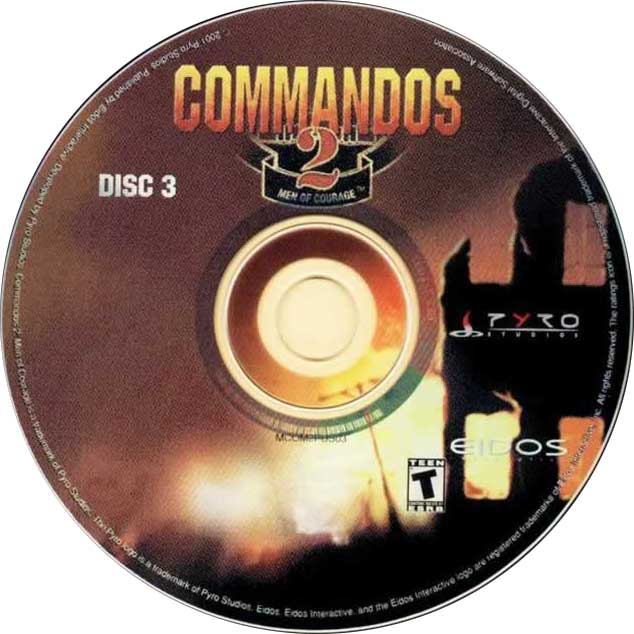 Commandos 2: Men of Courage - CD obal 6