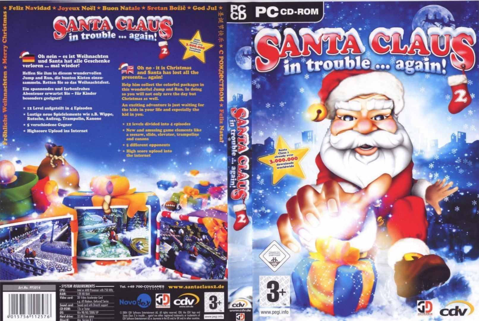 Santa Claus in Trouble... again! - DVD obal | ABCgames.cz