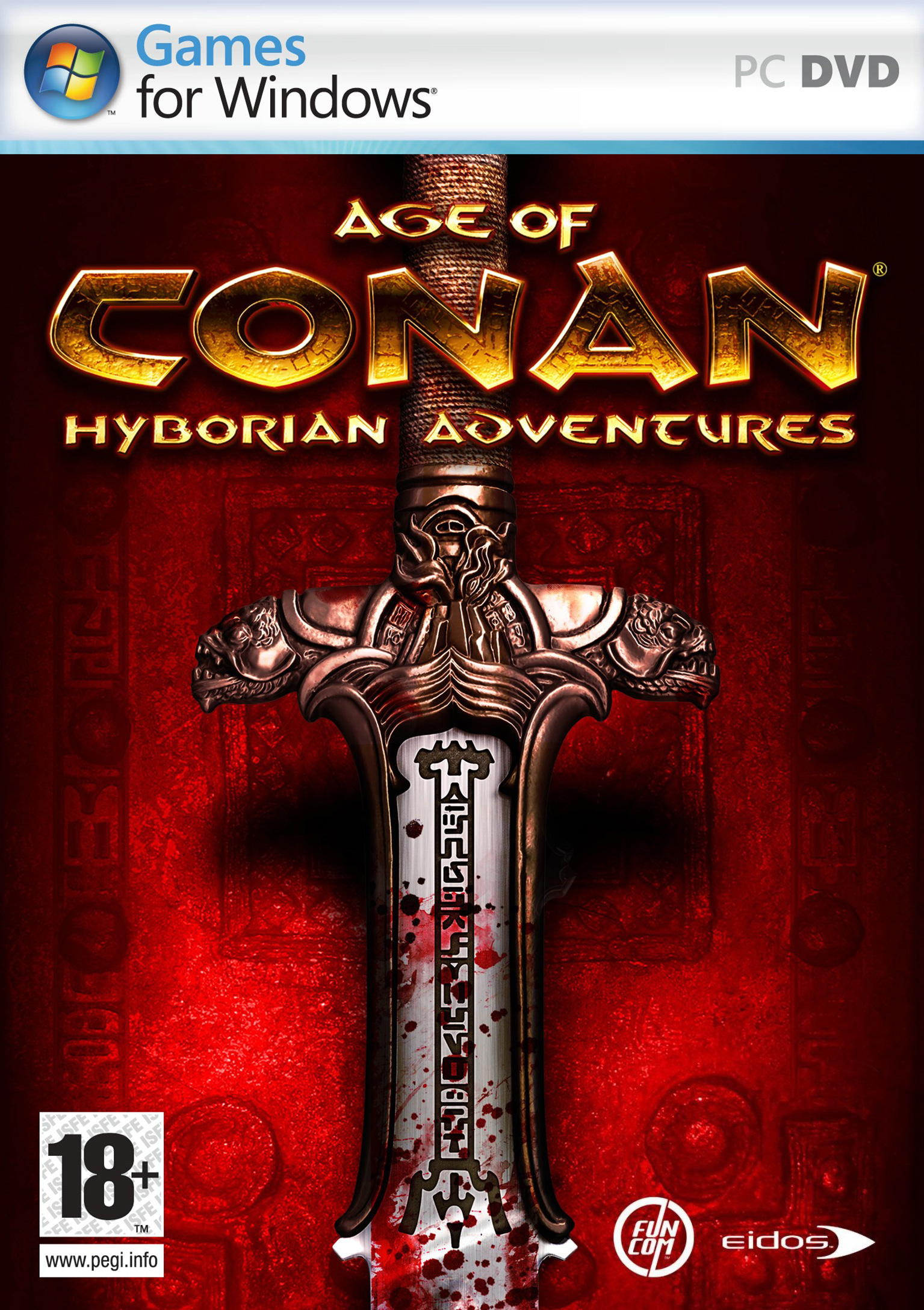 Age of Conan: Hyborian Adventures - pedn DVD obal