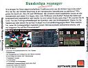 Bundesliga Manager: Professional - zadn CD obal