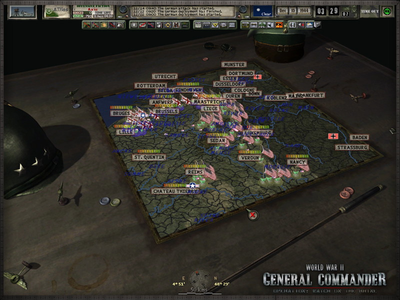 World War II General Commander - Operation: Watch on the Rhine - screenshot 9