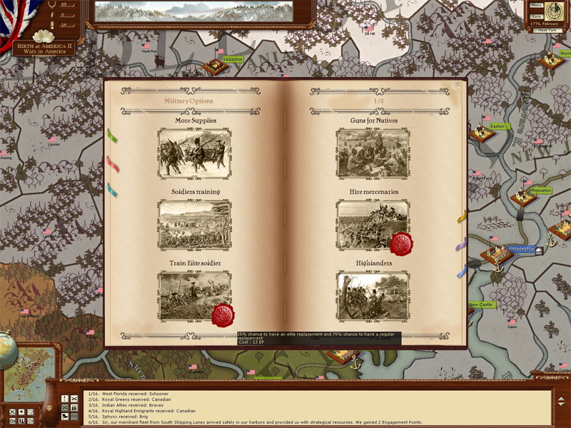 Birth of America II: Wars in America 1750-1815 - screenshot 8