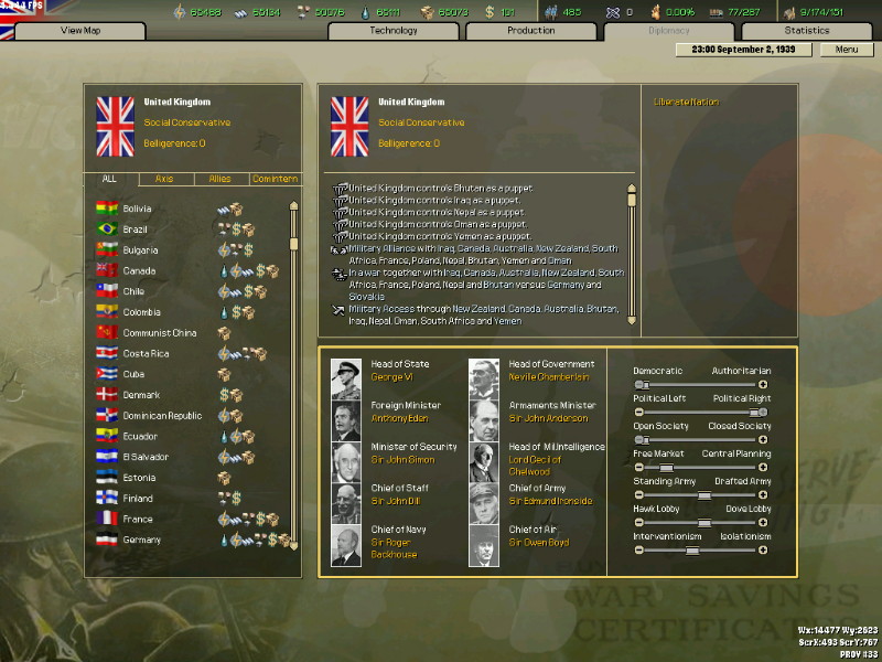 Hearts of Iron 2 - screenshot 21