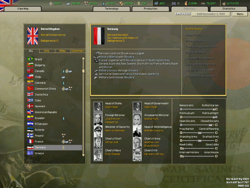 Hearts of Iron 2 - screenshot 20