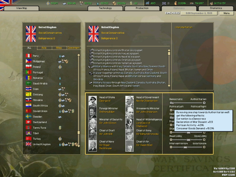 Hearts of Iron 2 - screenshot 19