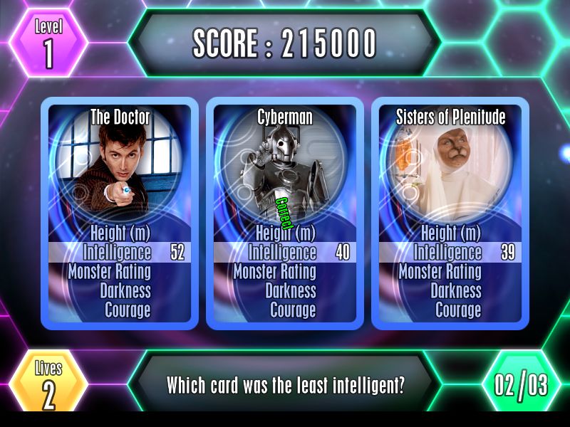 Top Trumps: Doctor Who - screenshot 2