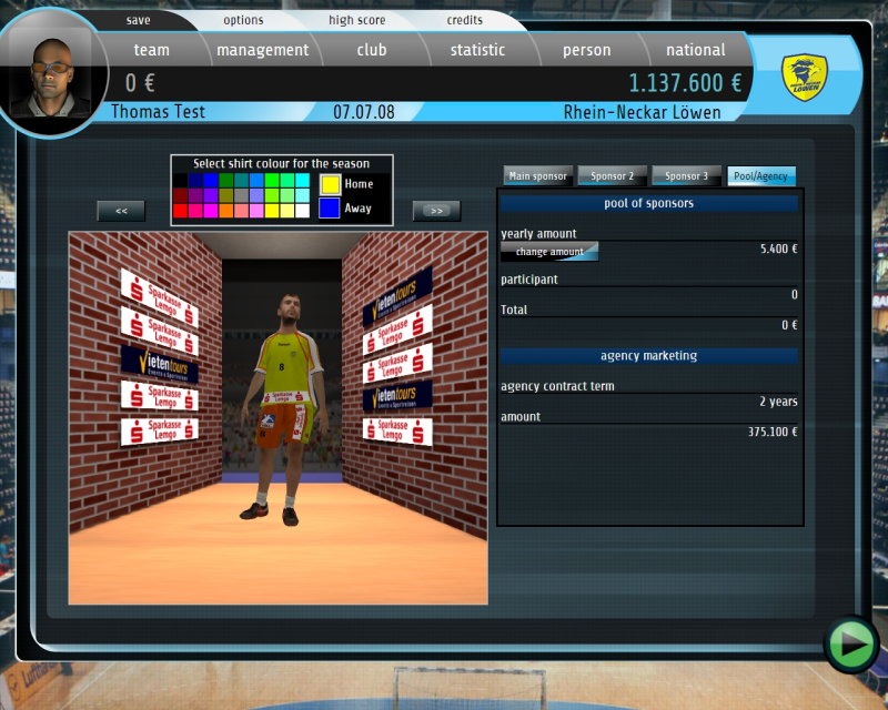 Handball Manager 2009: World Edition - screenshot 11