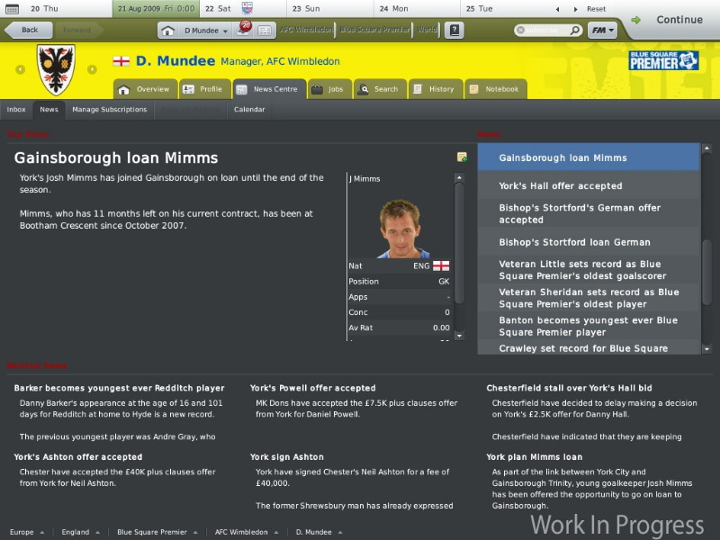 Football Manager 2010 - screenshot 23