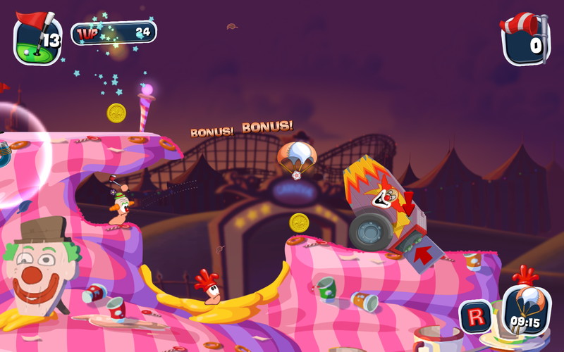 Worms Crazy Golf: Carnival Course - screenshot 5