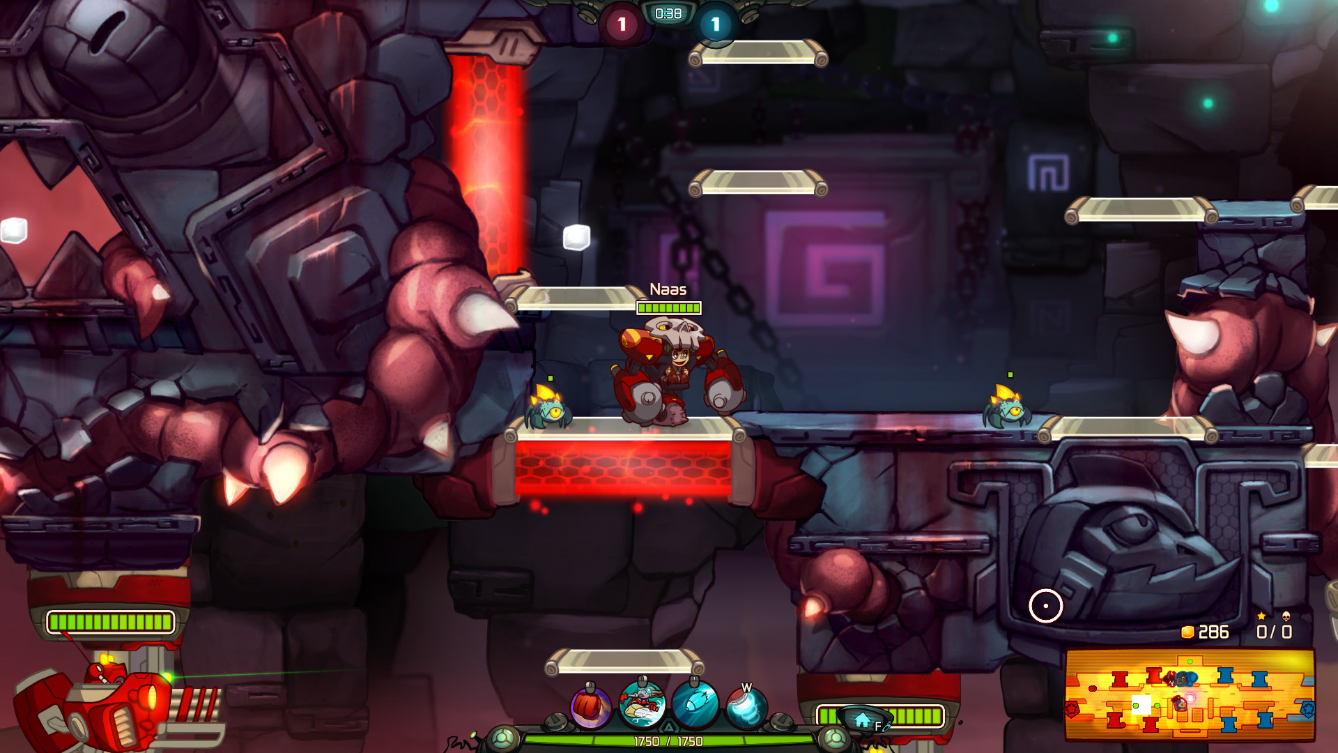 Awesomenauts: Overdrive - screenshot 1