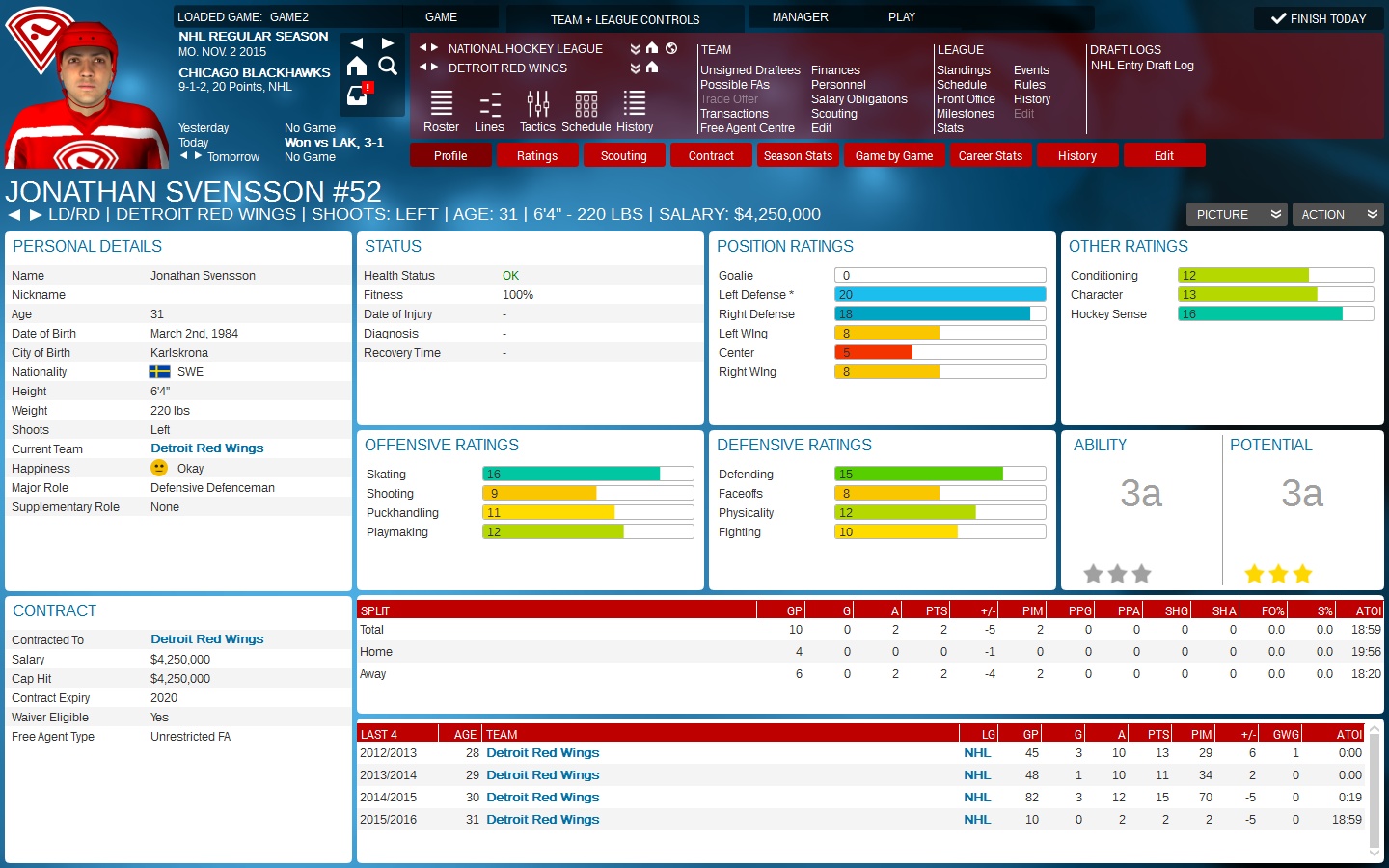 Franchise Hockey Manager 2 - screenshot 3