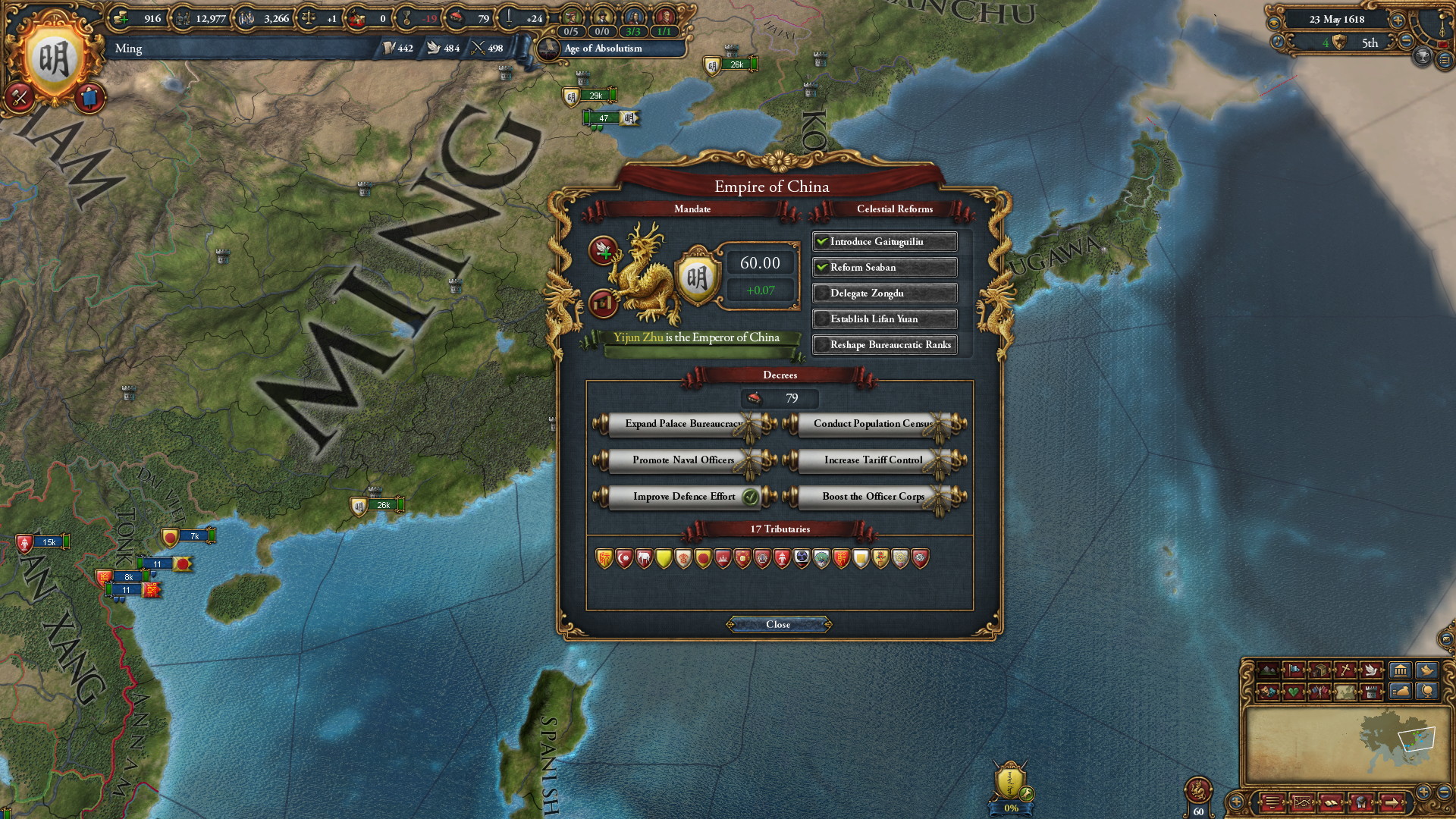 Europa Universalis IV: Mandate of Heaven - screenshot 8