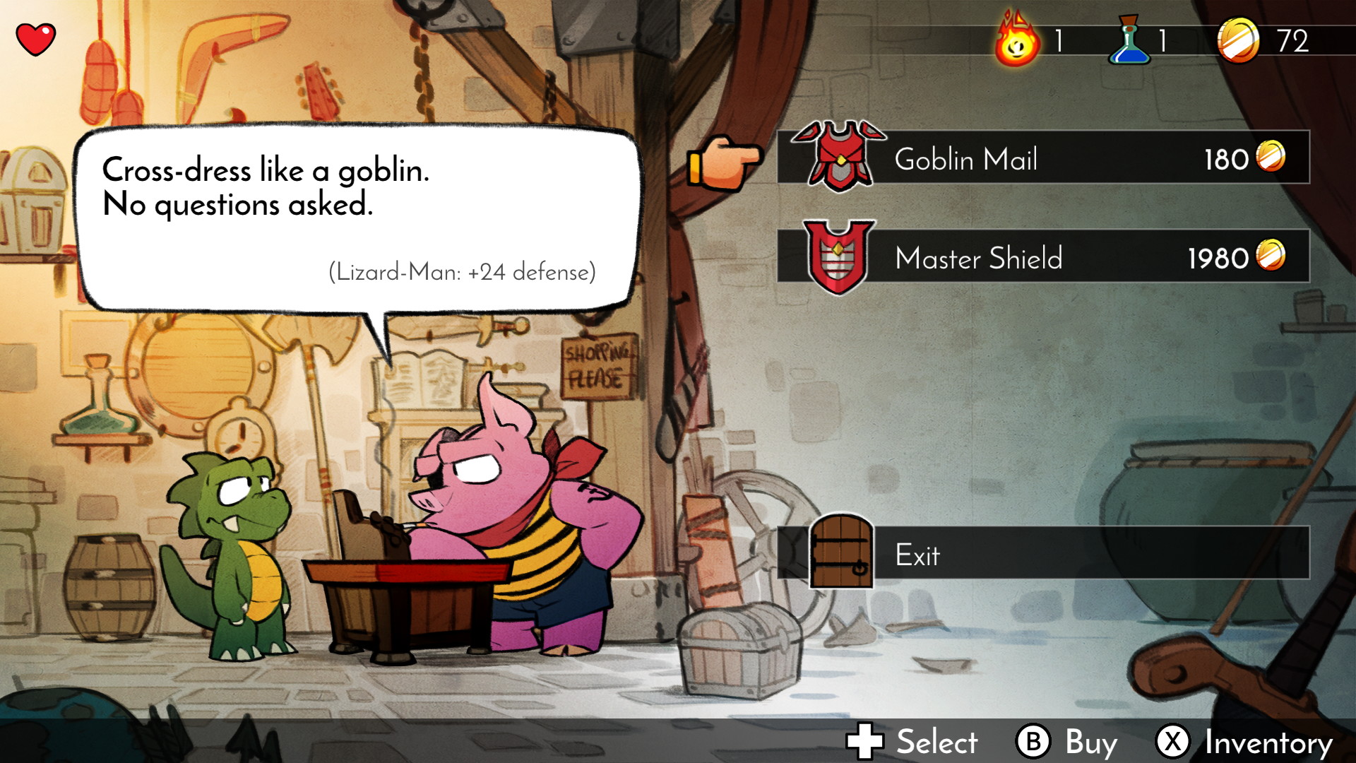 Wonder Boy: The Dragon's Trap - screenshot 8