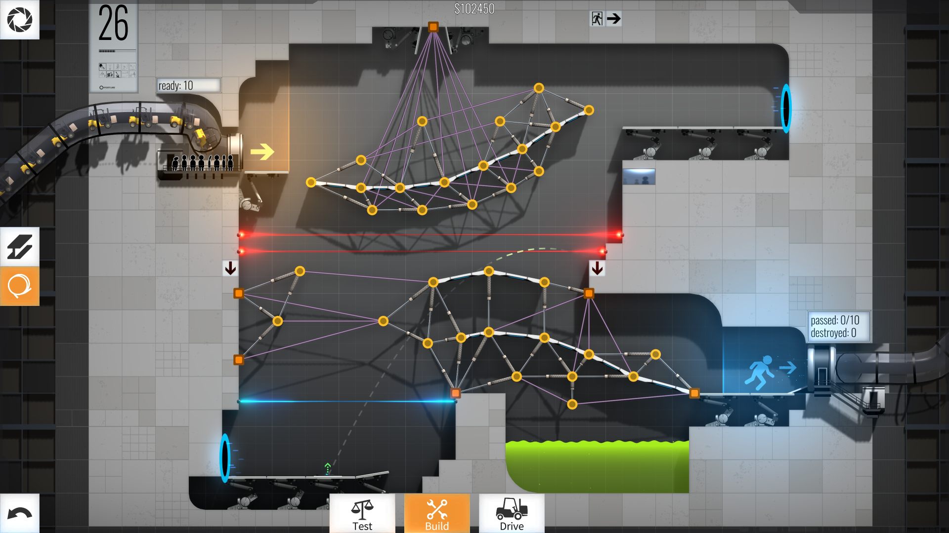 Bridge Constructor Portal - screenshot 2