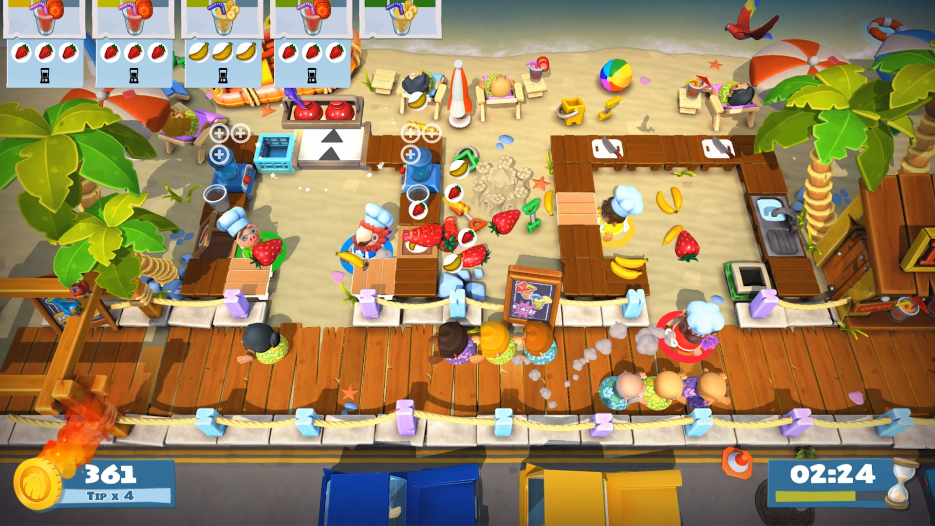 Overcooked! 2: Surf 'n' Turf - screenshot 6