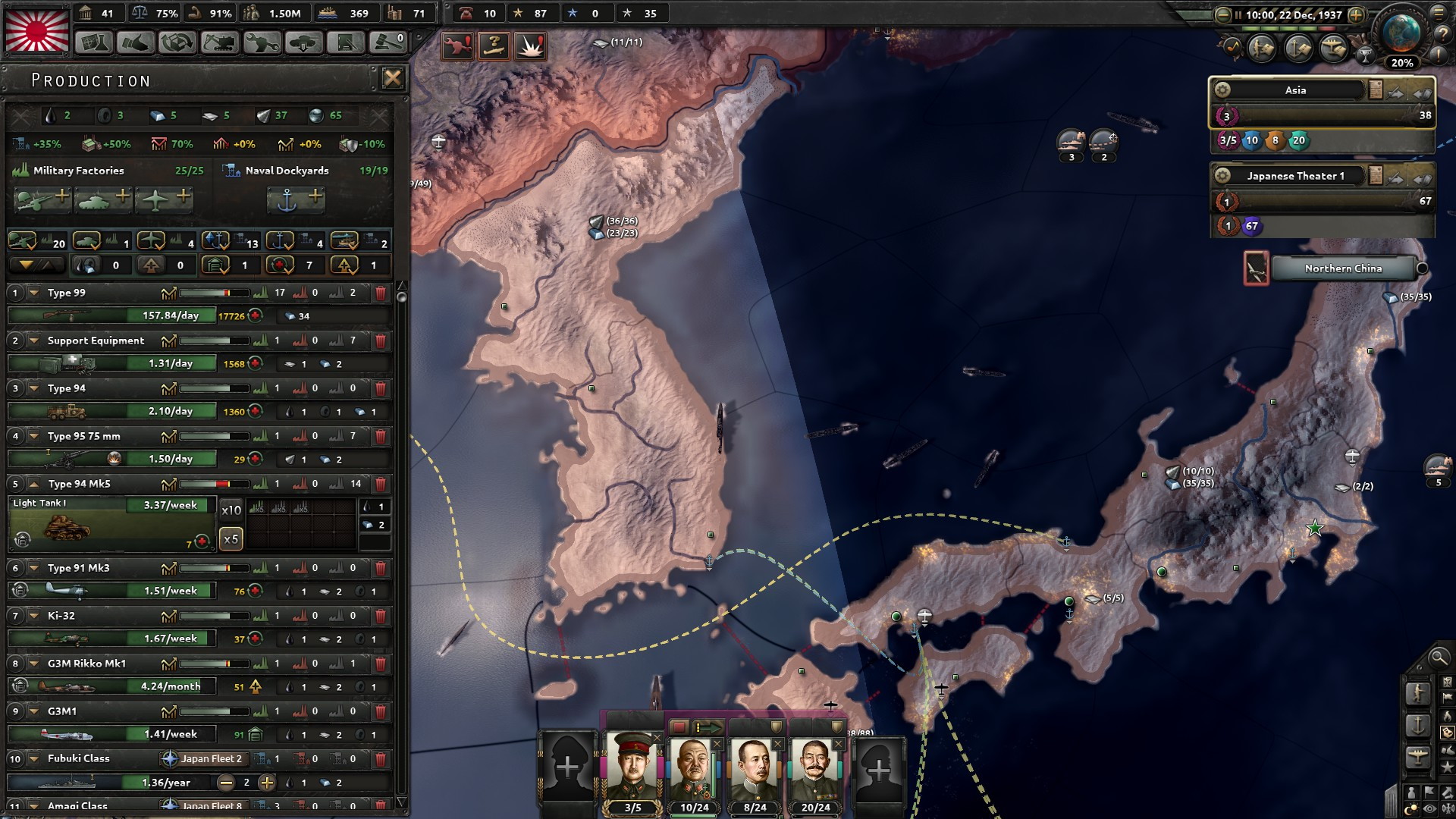 Hearts of Iron IV: Waking the Tiger - screenshot 1