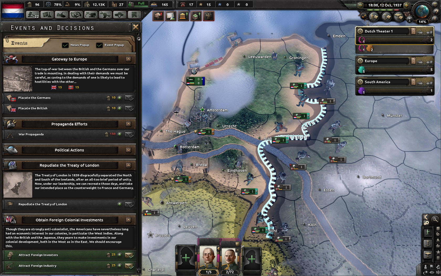 Hearts of Iron IV: Man the Guns - screenshot 8