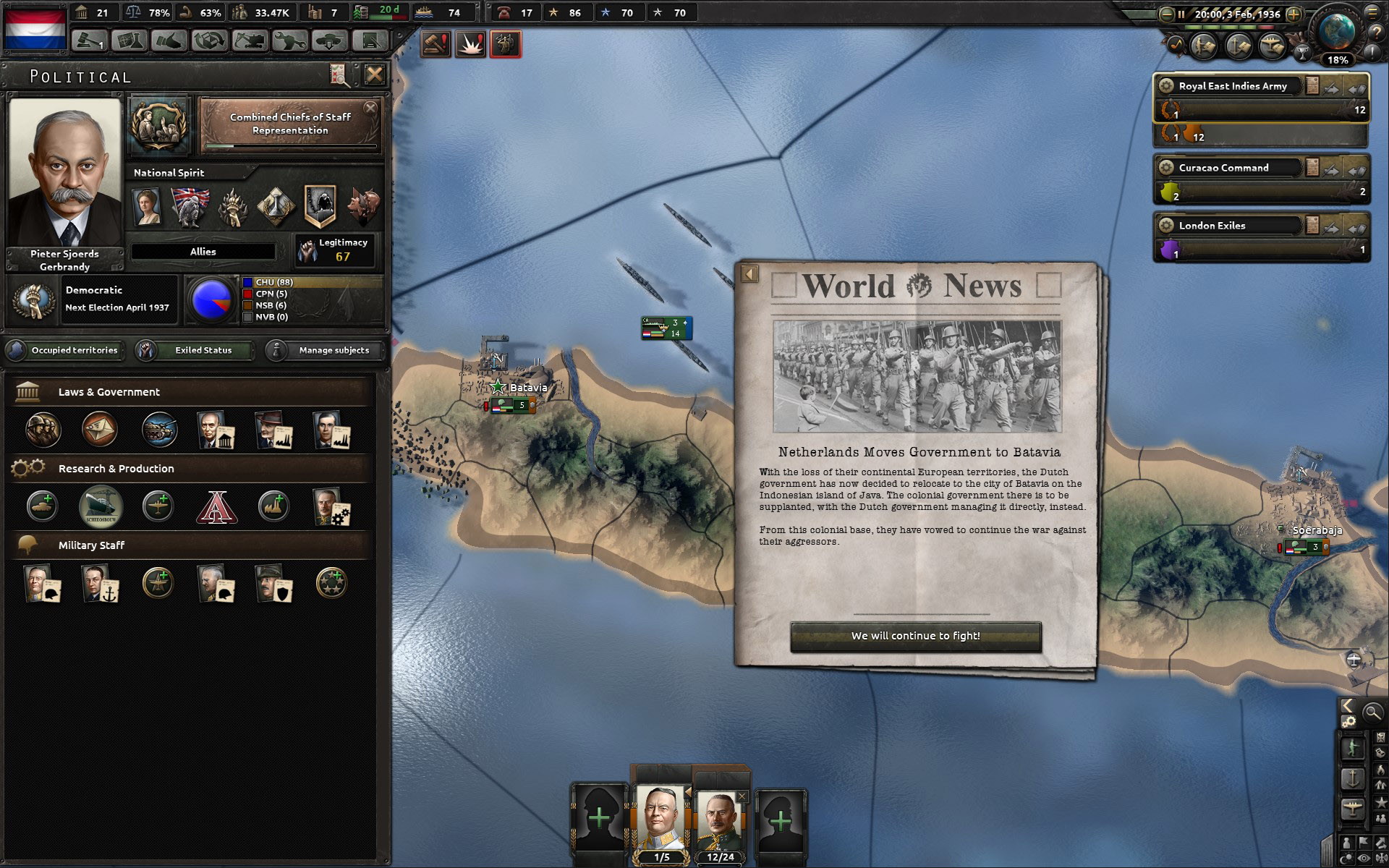 Hearts of Iron IV: Man the Guns - screenshot 6