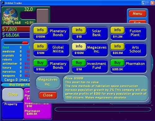 Orbital Trader - screenshot 1