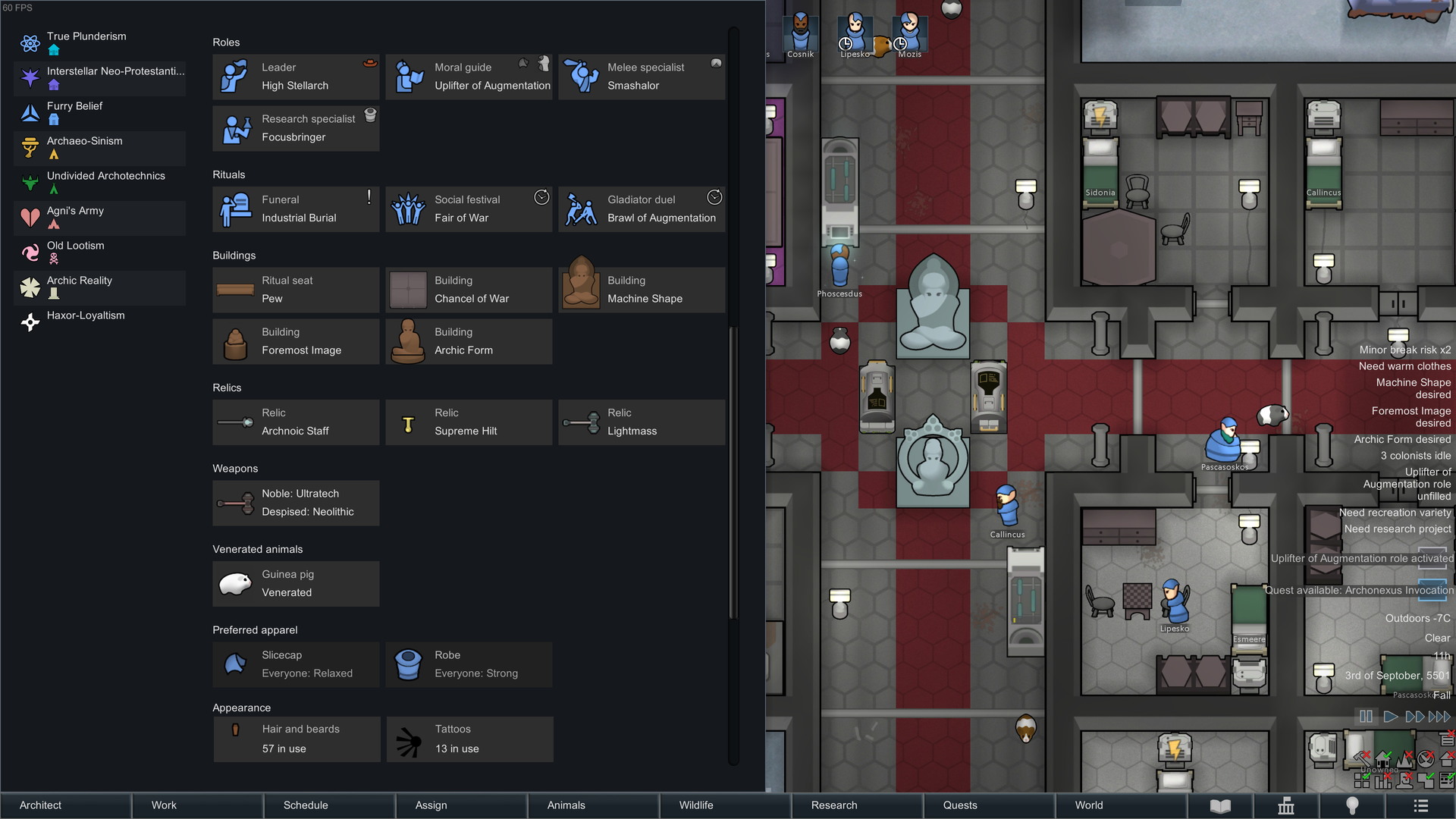 RimWorld - Ideology - screenshot 4