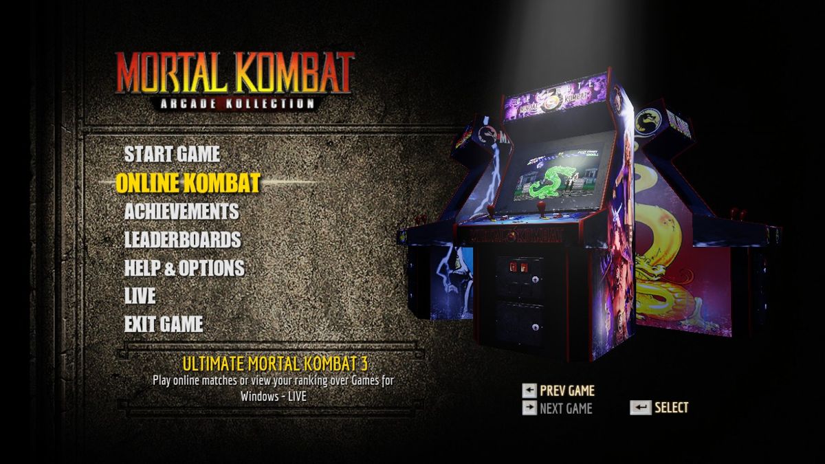 Mortal Kombat Arcade Kollection - screenshot 1