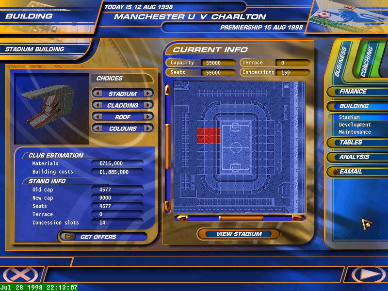 F.A. Premier League Football Manager 99 - screenshot 25