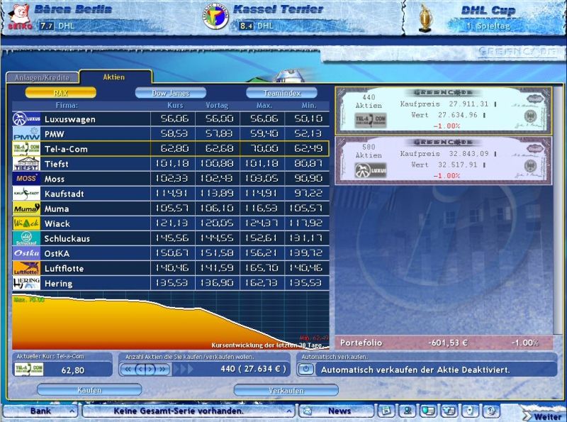 Ice Hockey Club Manager 2005 - screenshot 24