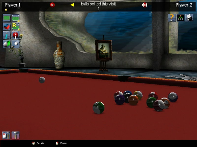 Jimmy White's Cueball World - screenshot 1