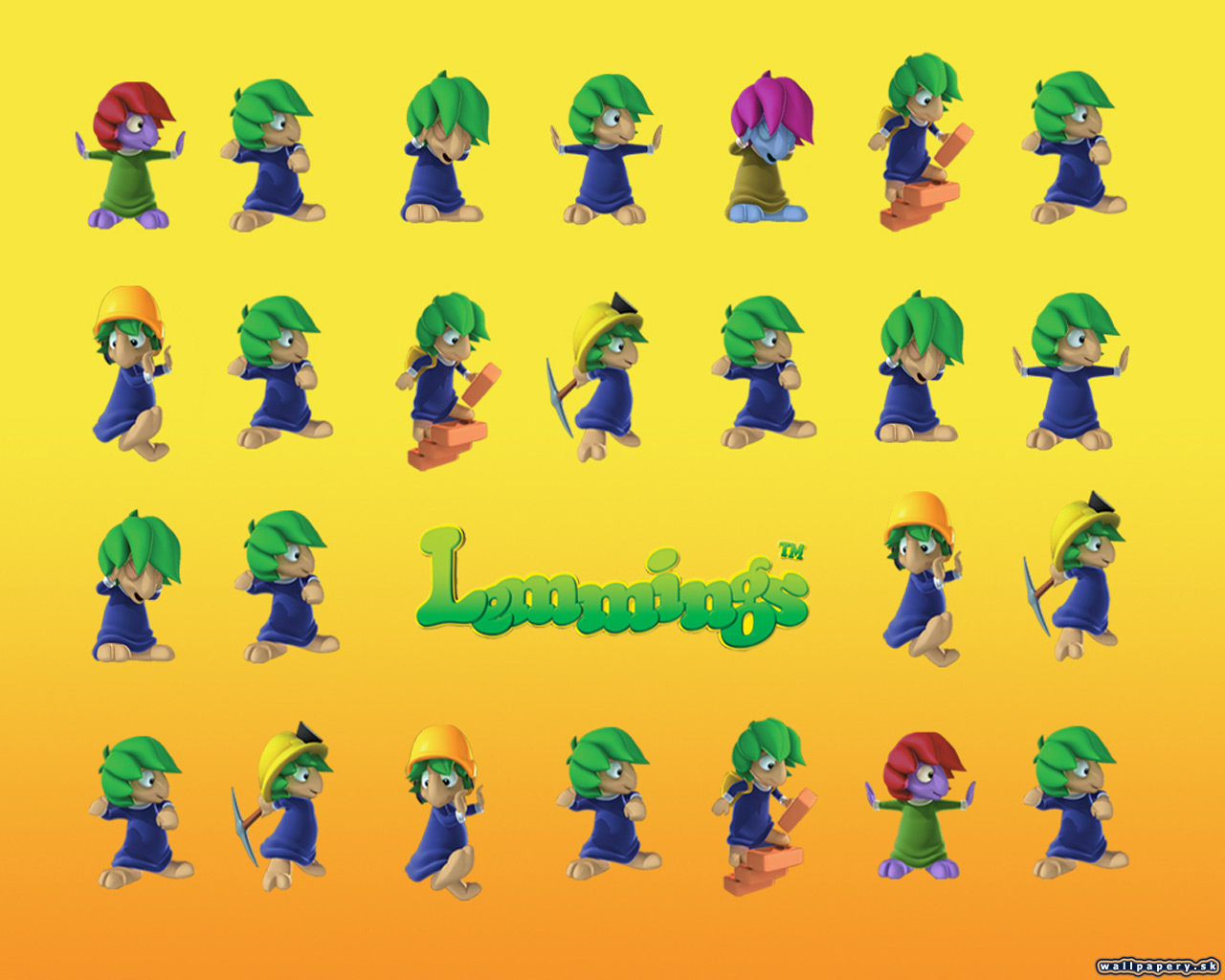 Lemmings - wallpaper 12