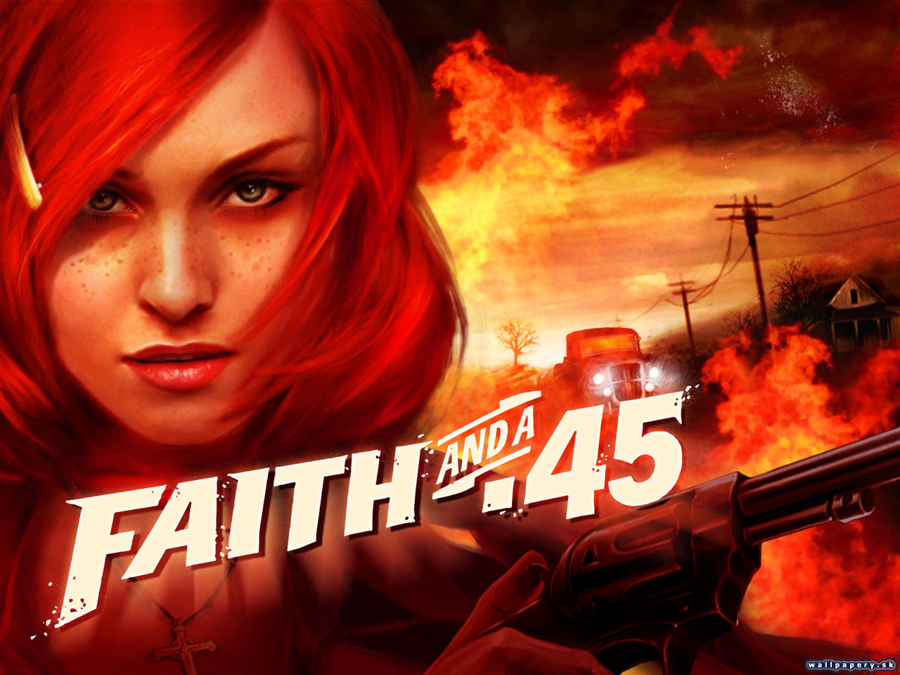 Faith and a .45 - wallpaper 1