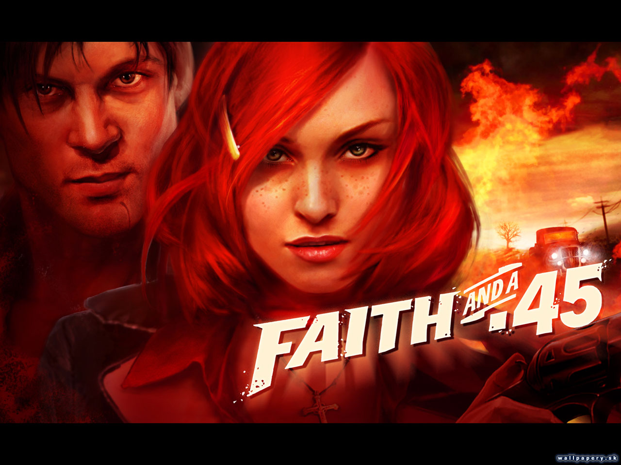 Faith and a .45 - wallpaper 2