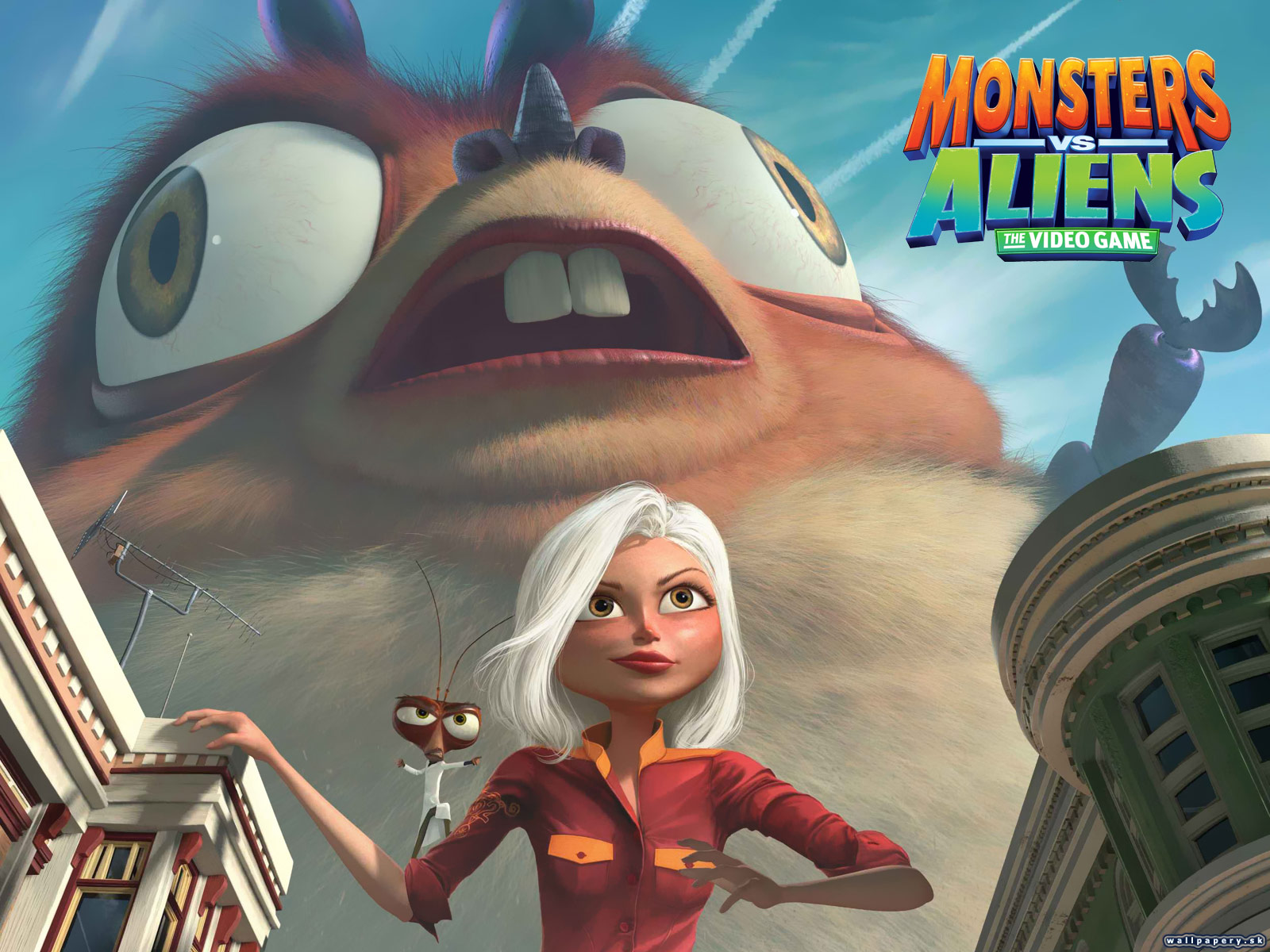 Monsters vs. Aliens - wallpaper 2