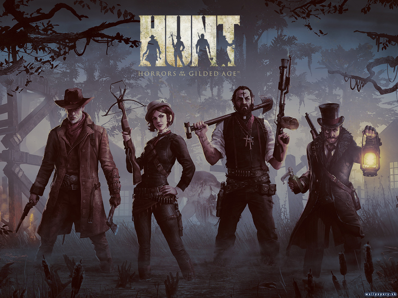 Анимированные обои hunt showdown