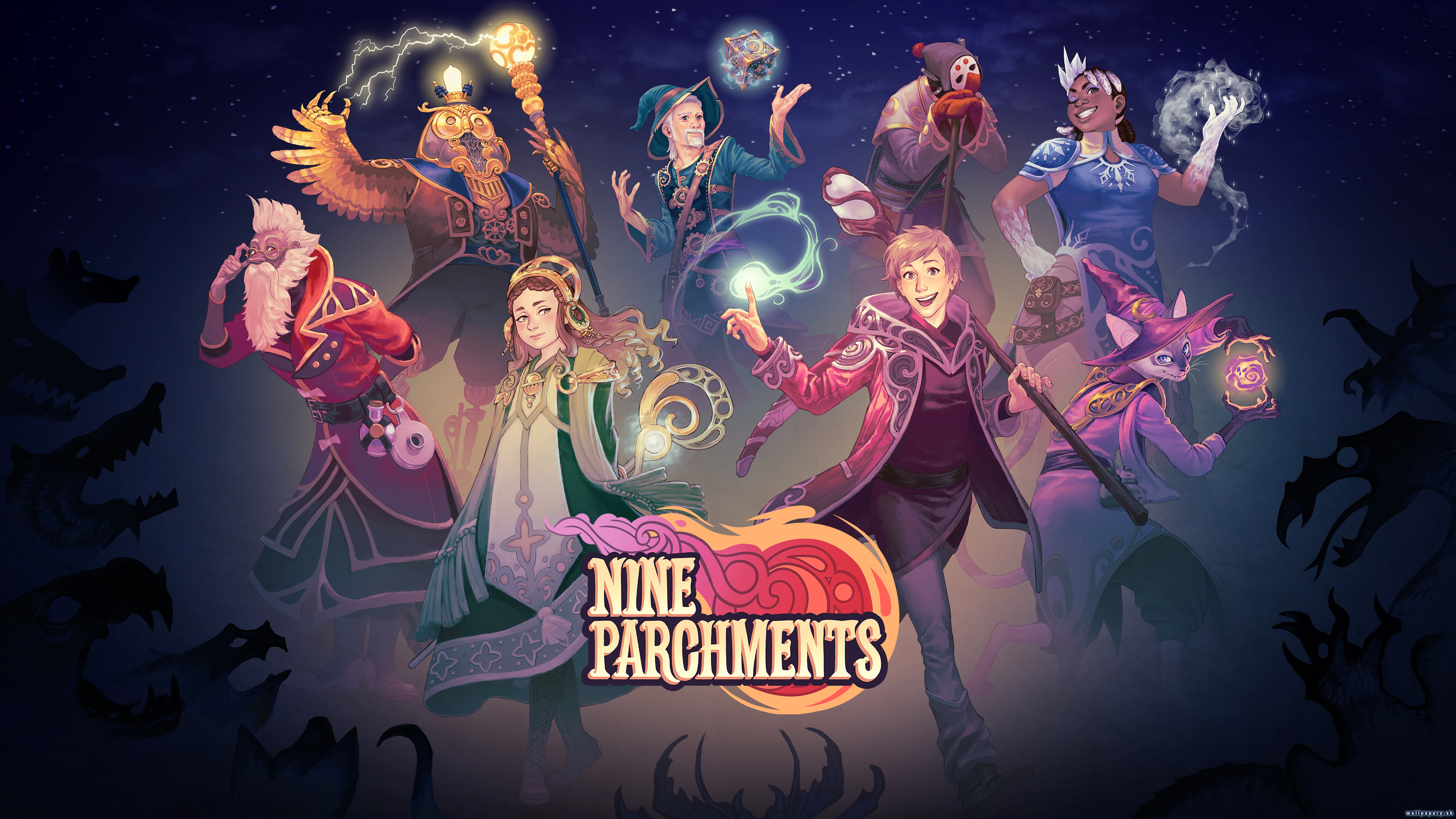 Nine Parchments - wallpaper 1