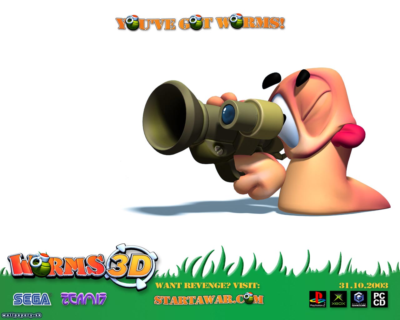 Worms 3D - wallpaper 18