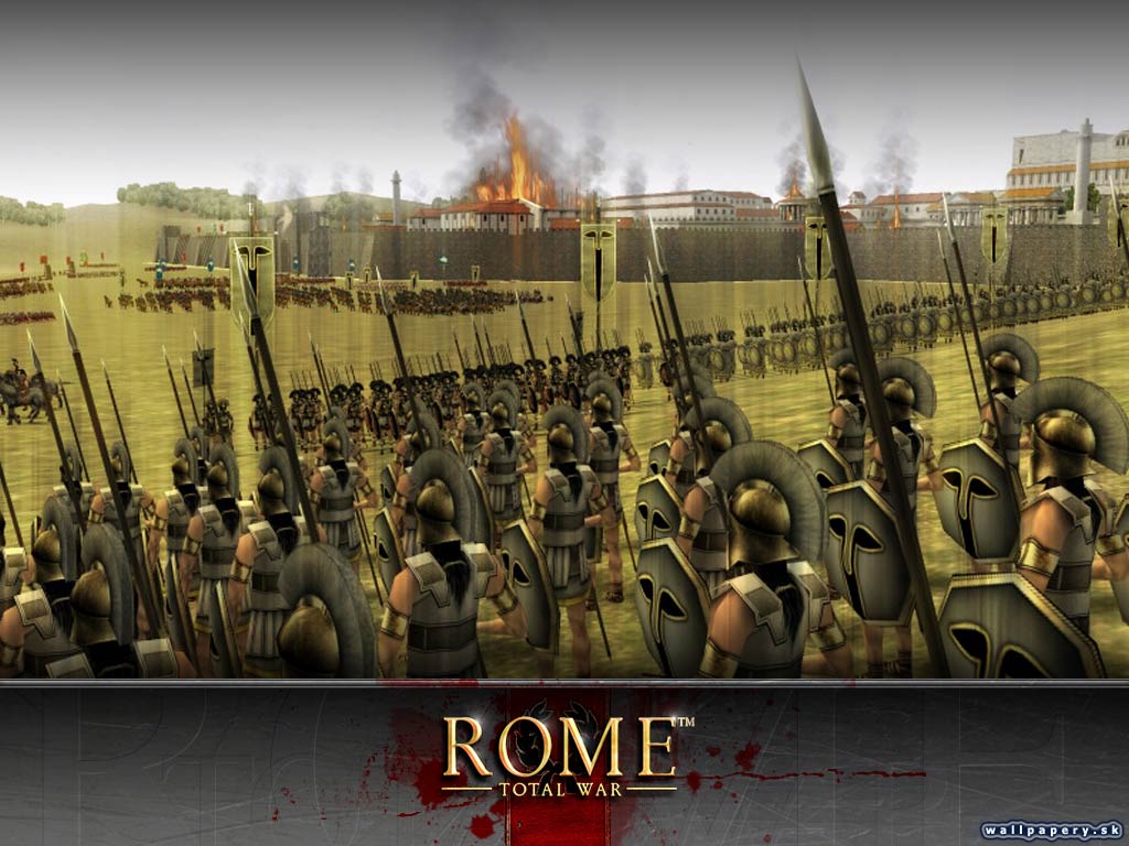 Стена щитов rome total war