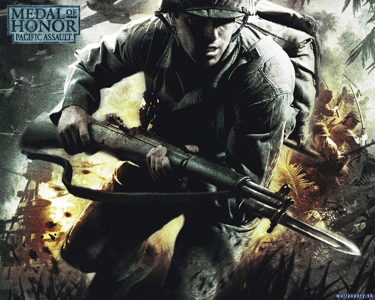 medal of honor pacific assault black screen